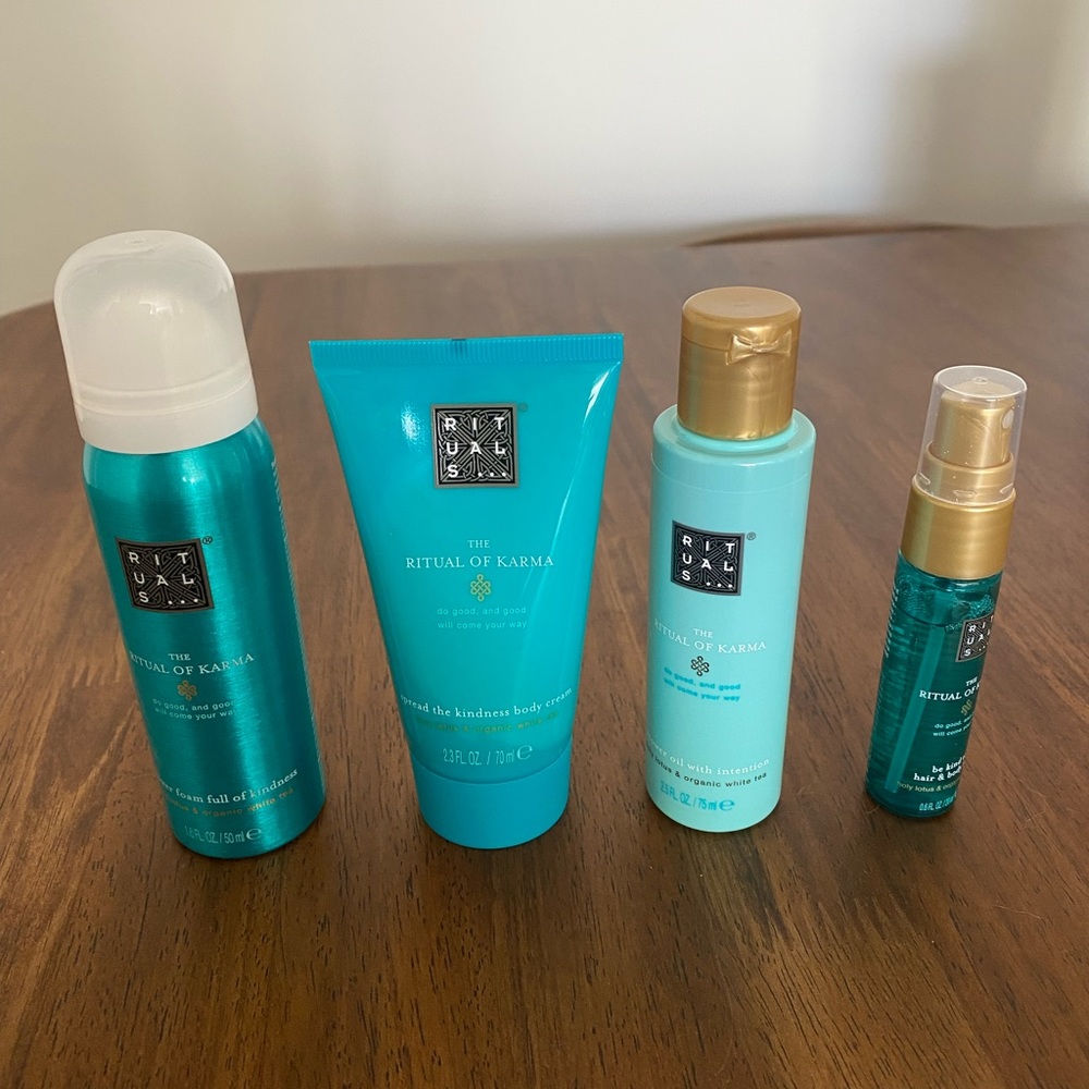 Rituals The Ritual of Karma Gift Set with Turquoise Makeup Tote